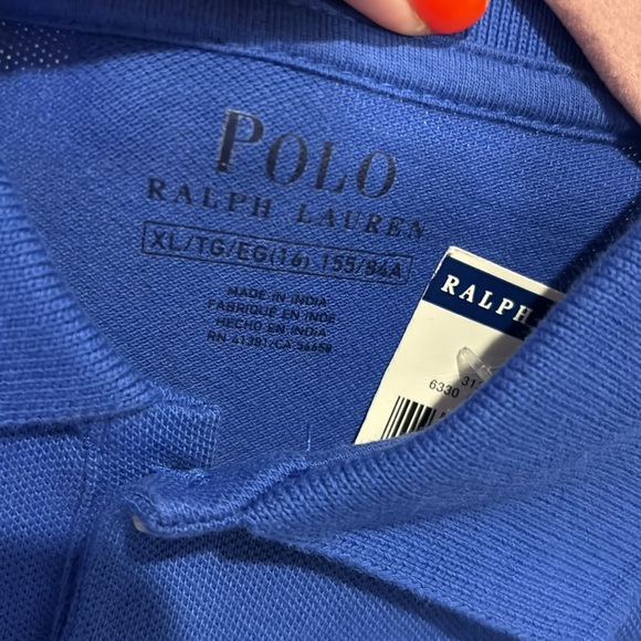 RALPH LAUREN GIRL POLO SHIRT NWT - Picture 3 of 3
